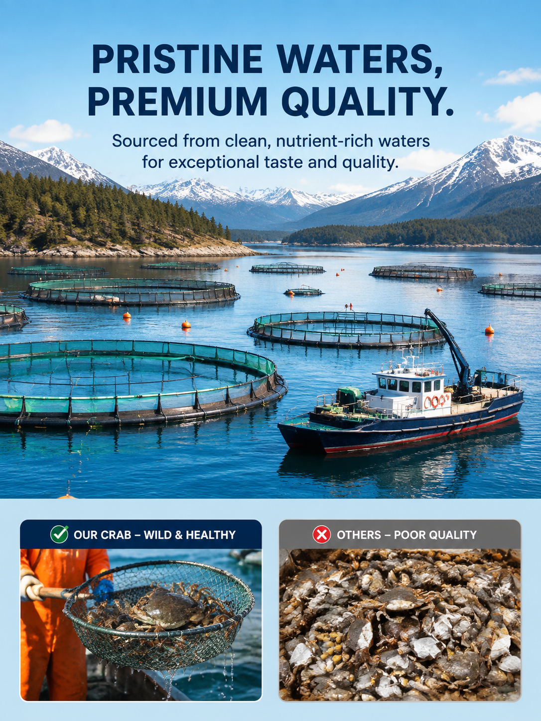 Wild Alaskan Snow Crab – Crispy Ready-to-Eat Crab Bites-Jani