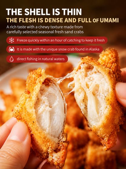 Wild Alaskan Snow Crab – Crispy Ready-to-Eat Crab Bites-Jani