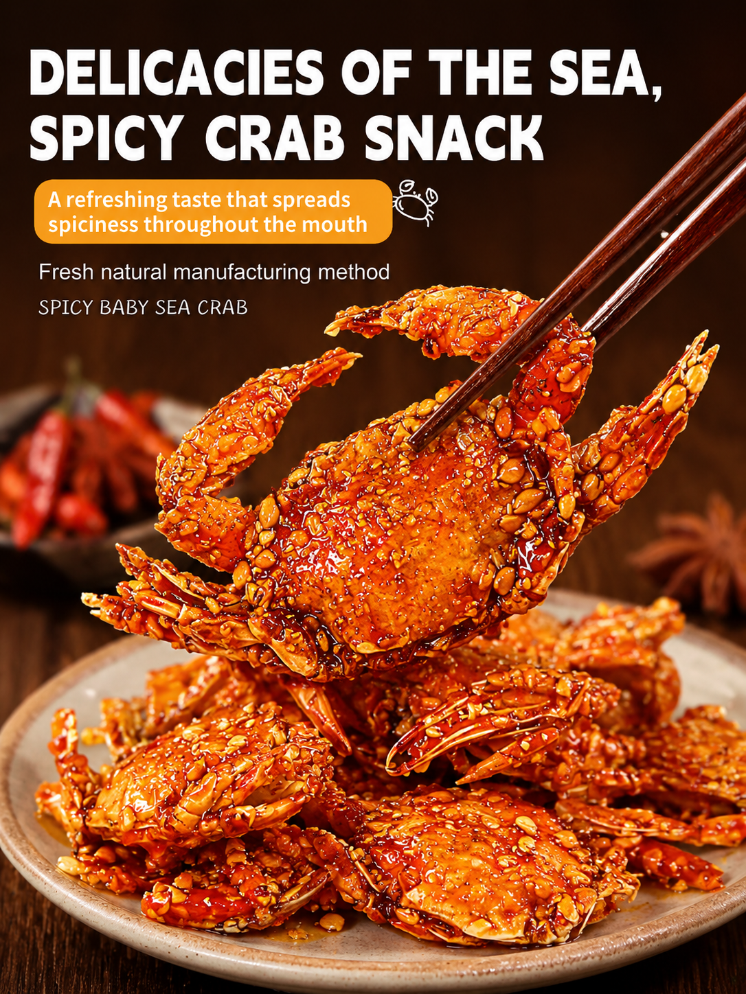 Wild Alaskan Snow Crab – Crispy Ready-to-Eat Crab Bites-Jani